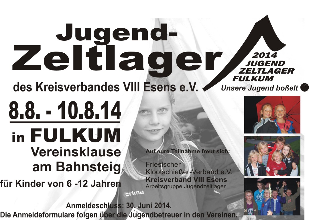 Plakat Zeltlager